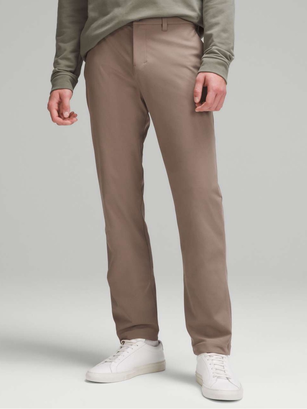 Lululemon Men’s ABC Classic-Fit Trouser Warpstreme Nomad Brown Pants Size 32